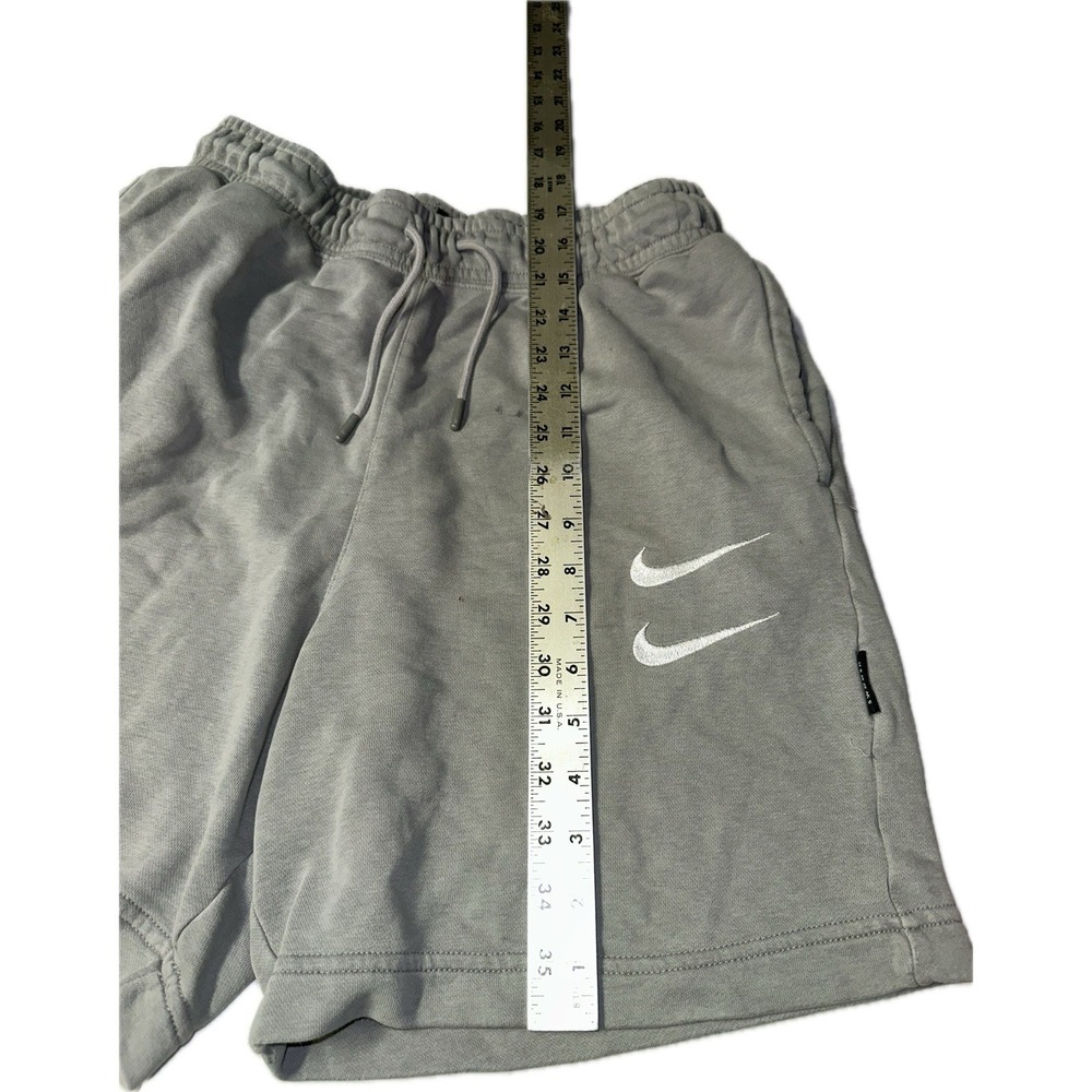 Nike Sportswear NSW Swoosh Logo Shorts French Terry Grey Small CJ4882-073 - Picture 5 of 5